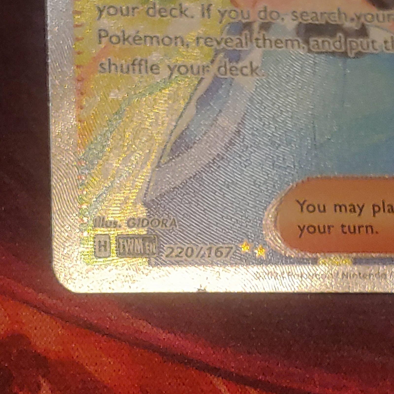 The Pokémon Company Perrin 220/167 Twilight Masquerade SIR Full Art Holo Eng