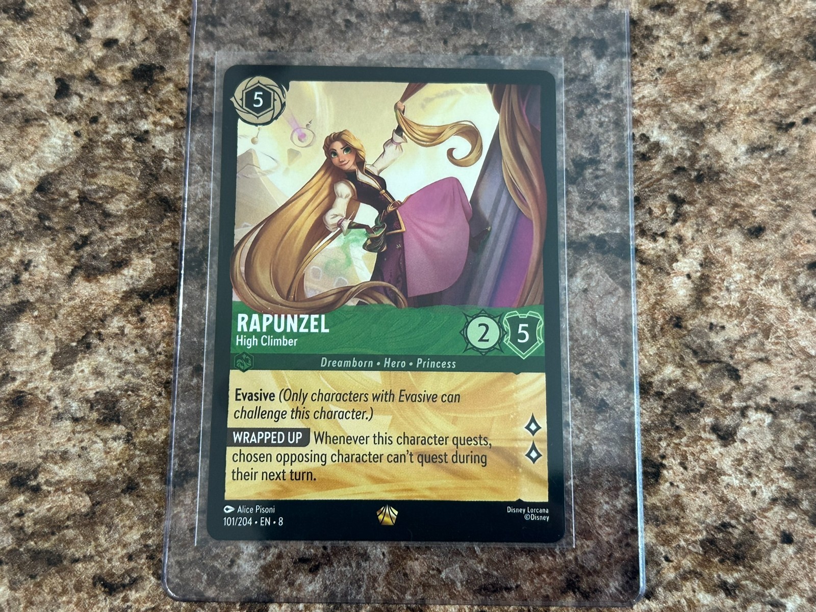 Lorcana Reign of Jafar – Legendary – Rapunzel: High Climber #101