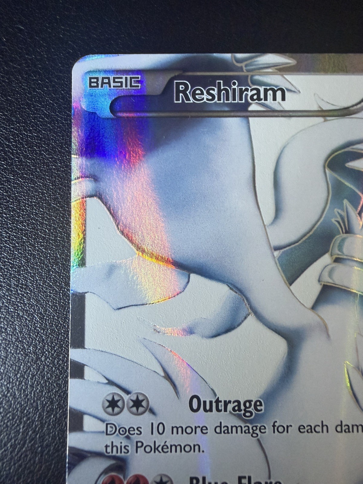 Pokémon Reshiram 113/114 Black & White Ultra Rare Full Art Holo 2011 NM-LP
