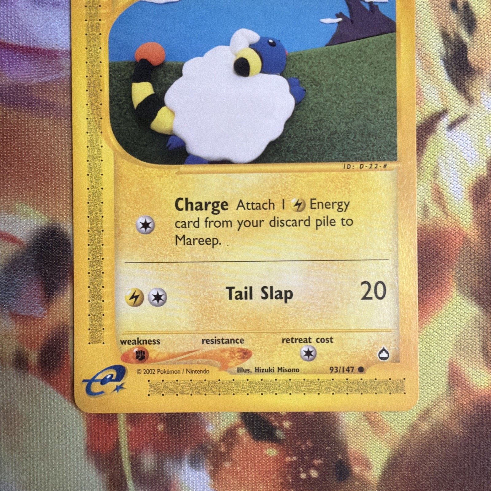 Mareep 093/147 Aquapolis Regular LP Pokemon TCG