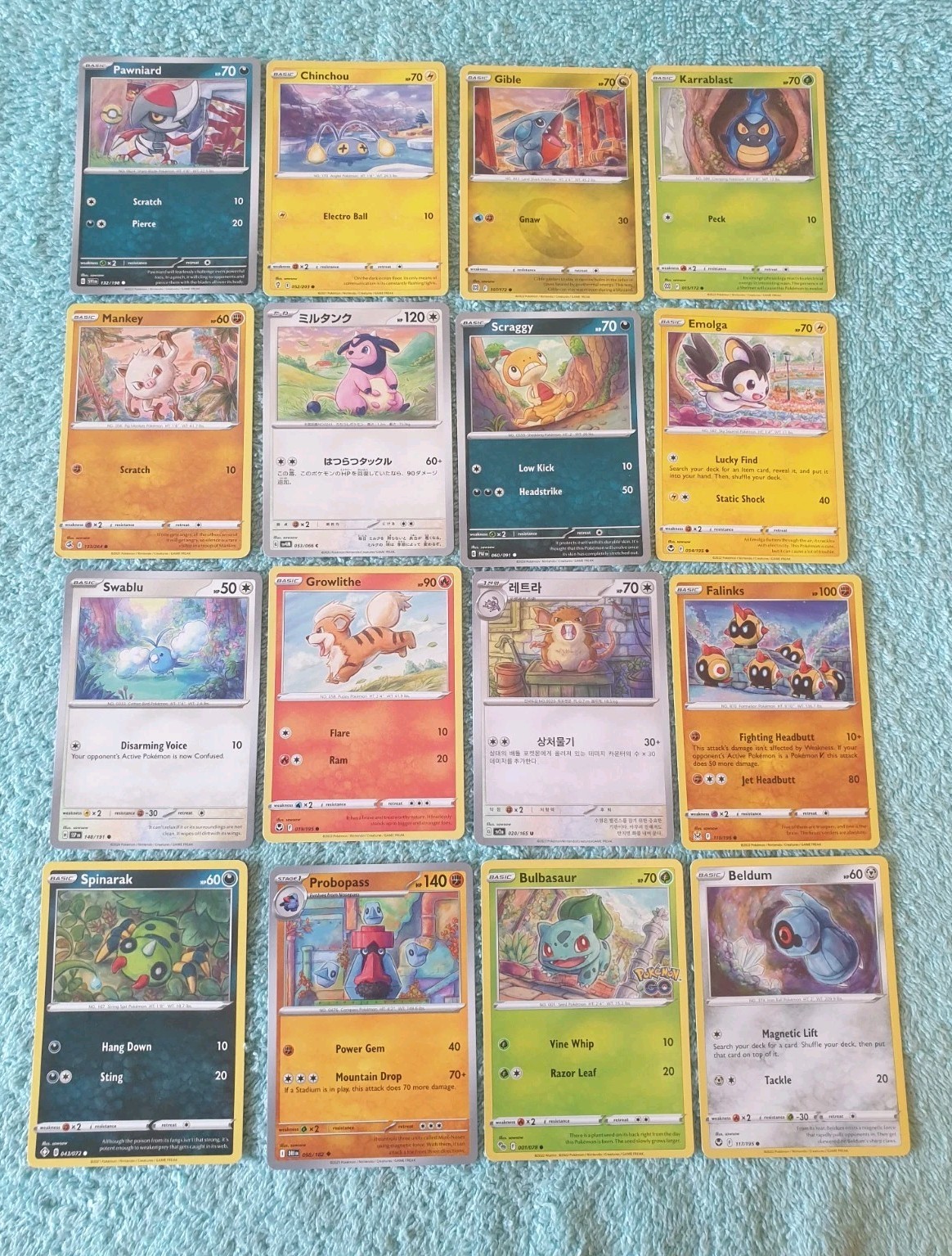 ILLUSTRATOR ARTIST SOWSOW BUNDLE OF POKEMON CARDS #2.
