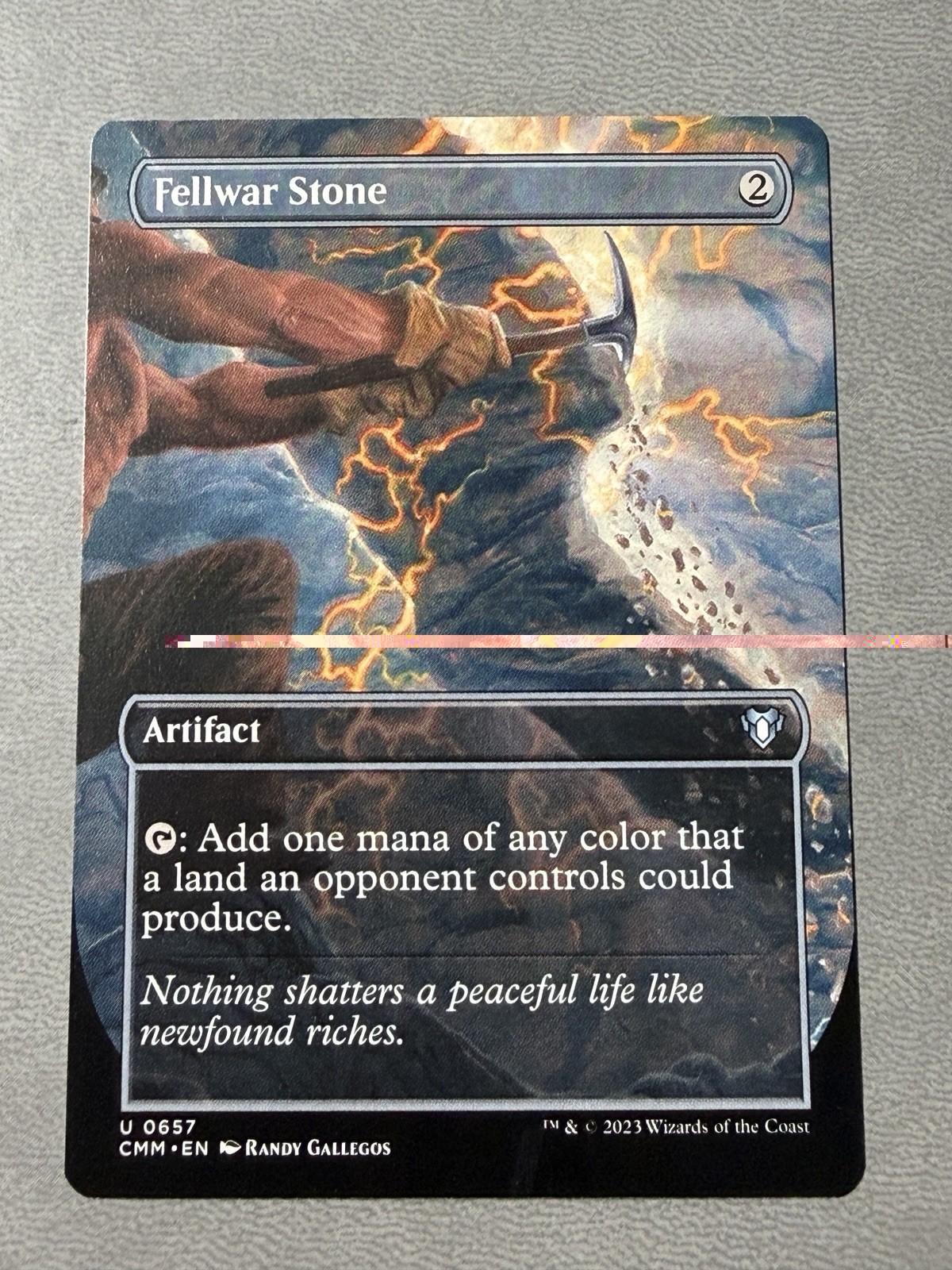 Fellwar Stone (Borderless) Commander Masters #657 Uncommon NM