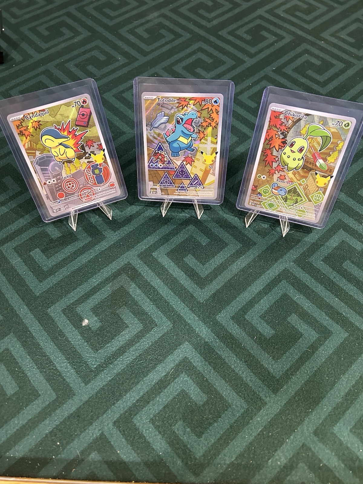 Pokemon TCG Johto starters Promo First Partner Series 2