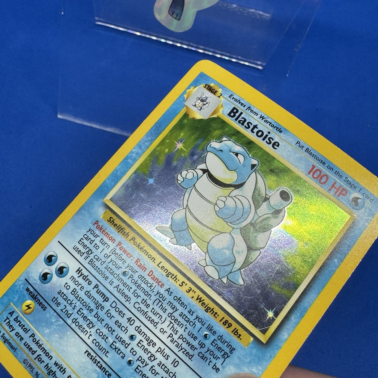 Blastoise Holo Rare 2/102 Pokemon Card Base Set LP