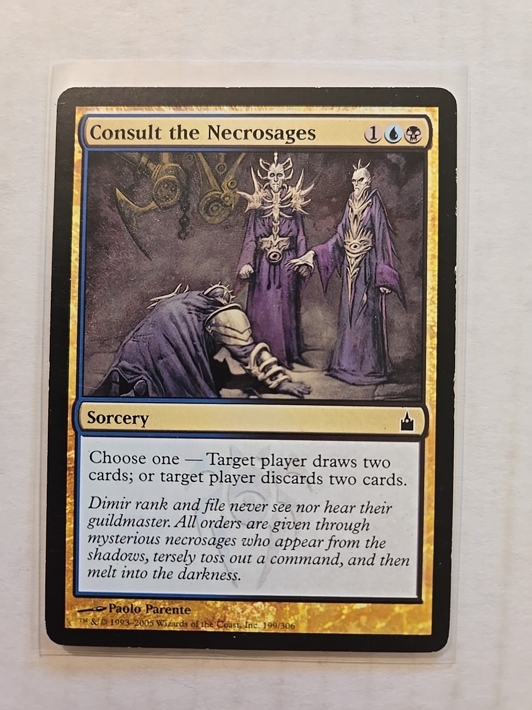 Consult the Necrosages – Ravnica City of Guilds – MP – Common – Sorcery – MTG
