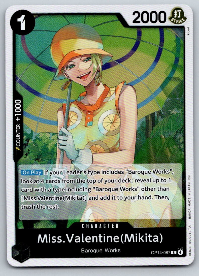 Miss.Valentine(Mikita) OP14-087 The Azure Sea’s Seven One Piece