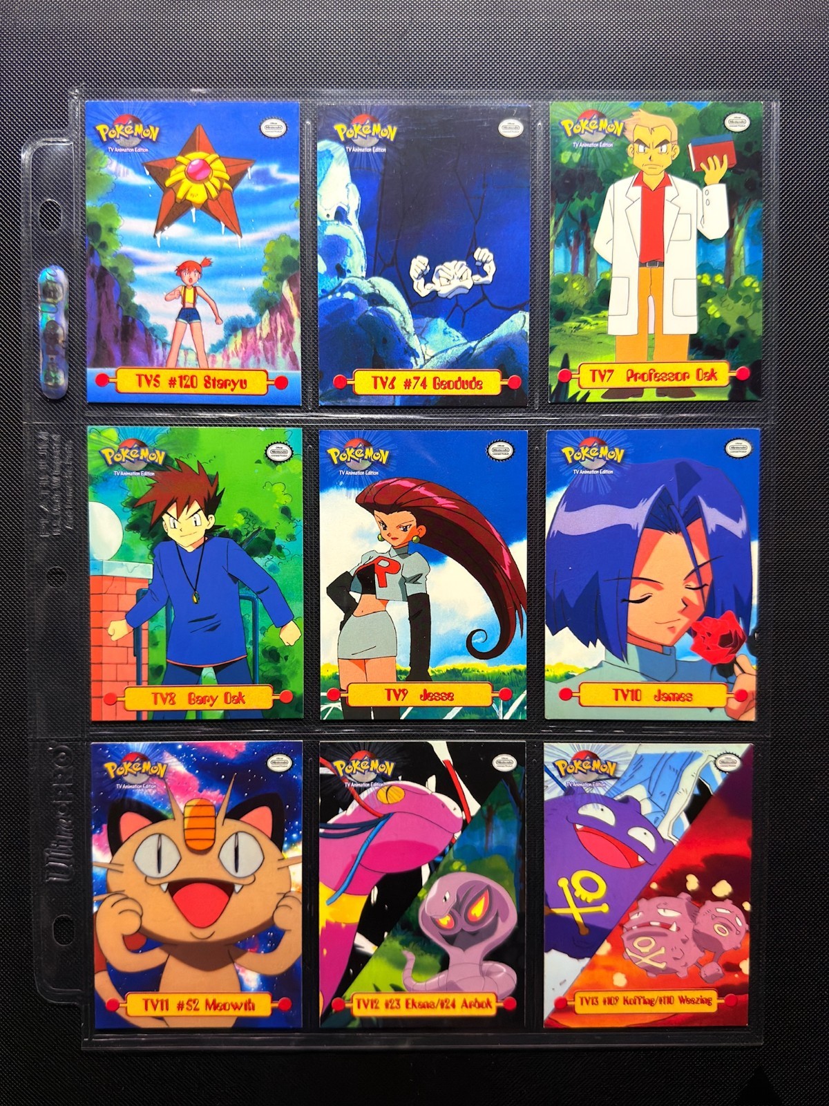 topps Pokemon TV Animation Edition Series 1 Non Holo Foil Black Logo You Choose