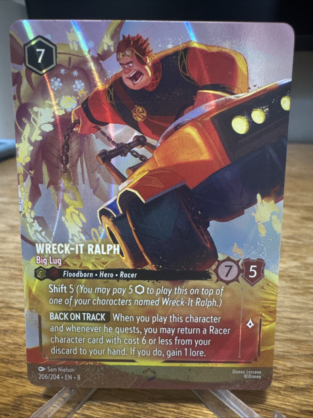 2025 DISNEY LORCANA REIGN OF JAFAR ENCHANTED #206 WRECK-IT RALPH BIG LUG
