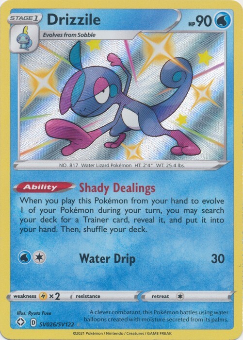 Drizzile SV026/SV122 Shiny Holo Rare Shining Fates Pokemon TCG