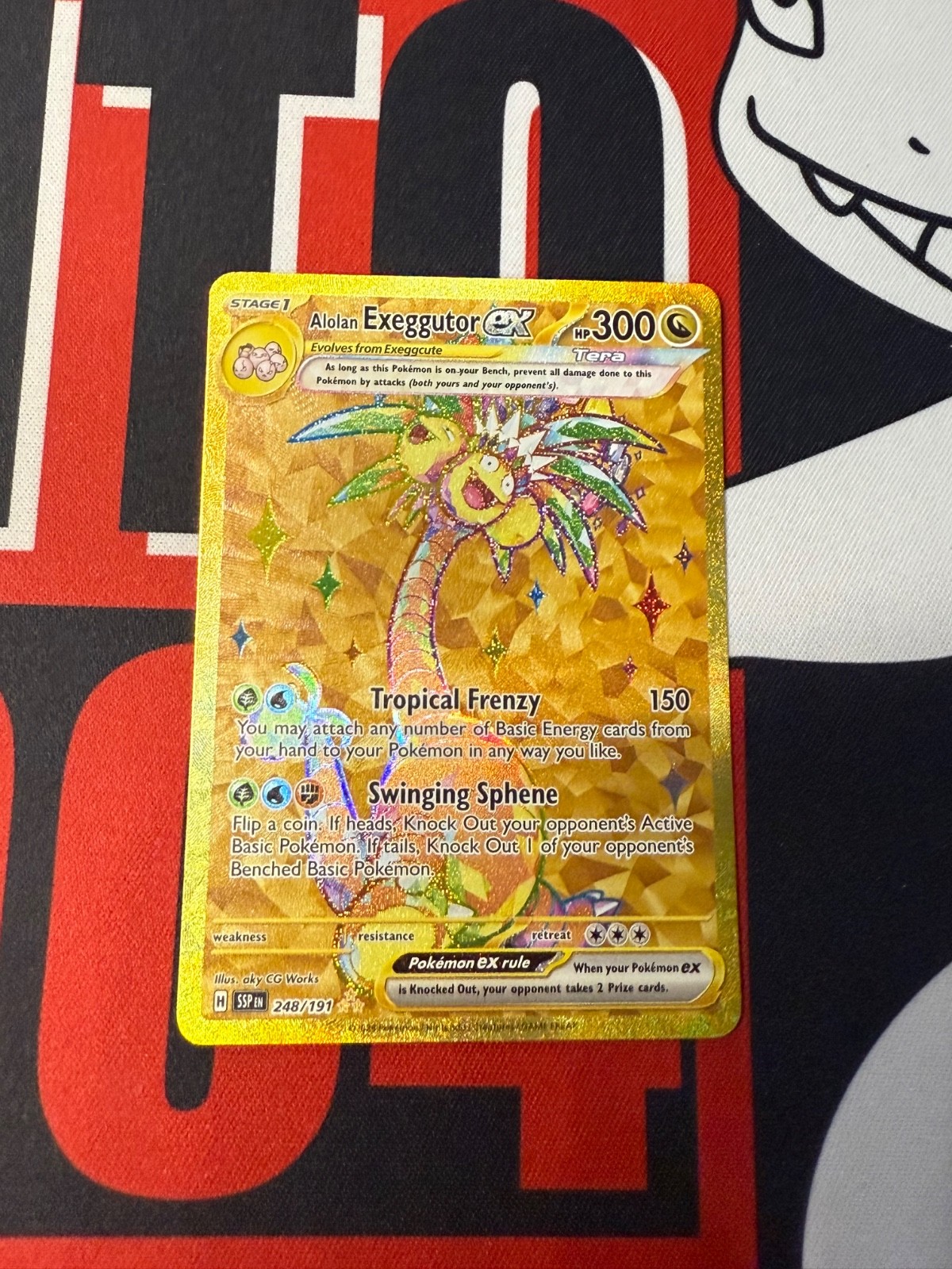 Alolan Exeggutor ex 248/191 Sv08: Surging Sparks Holo NM