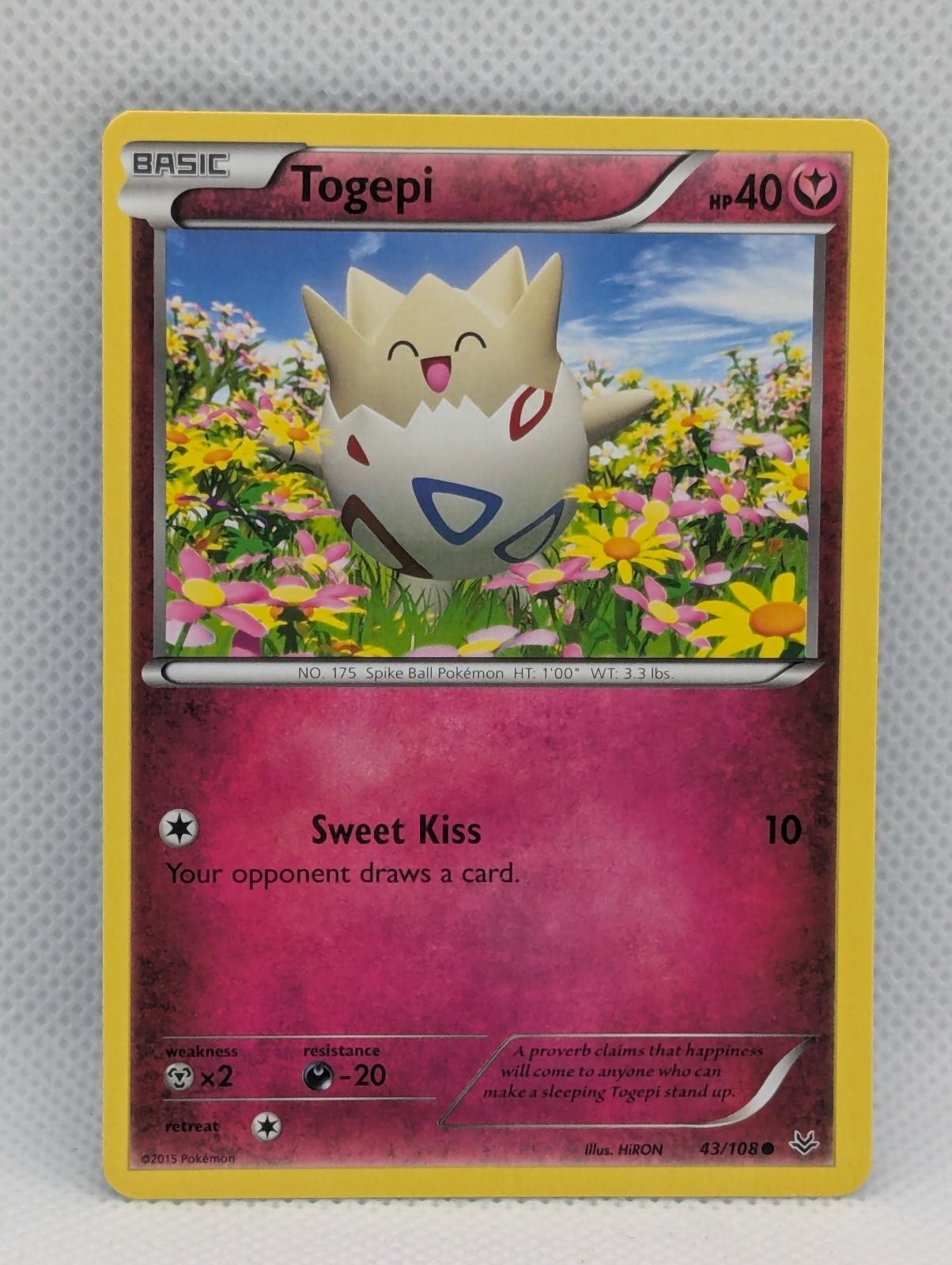 TOGEPI 43/108 C ROARING SKIES POKEMON NEAR MINT TOGEPI