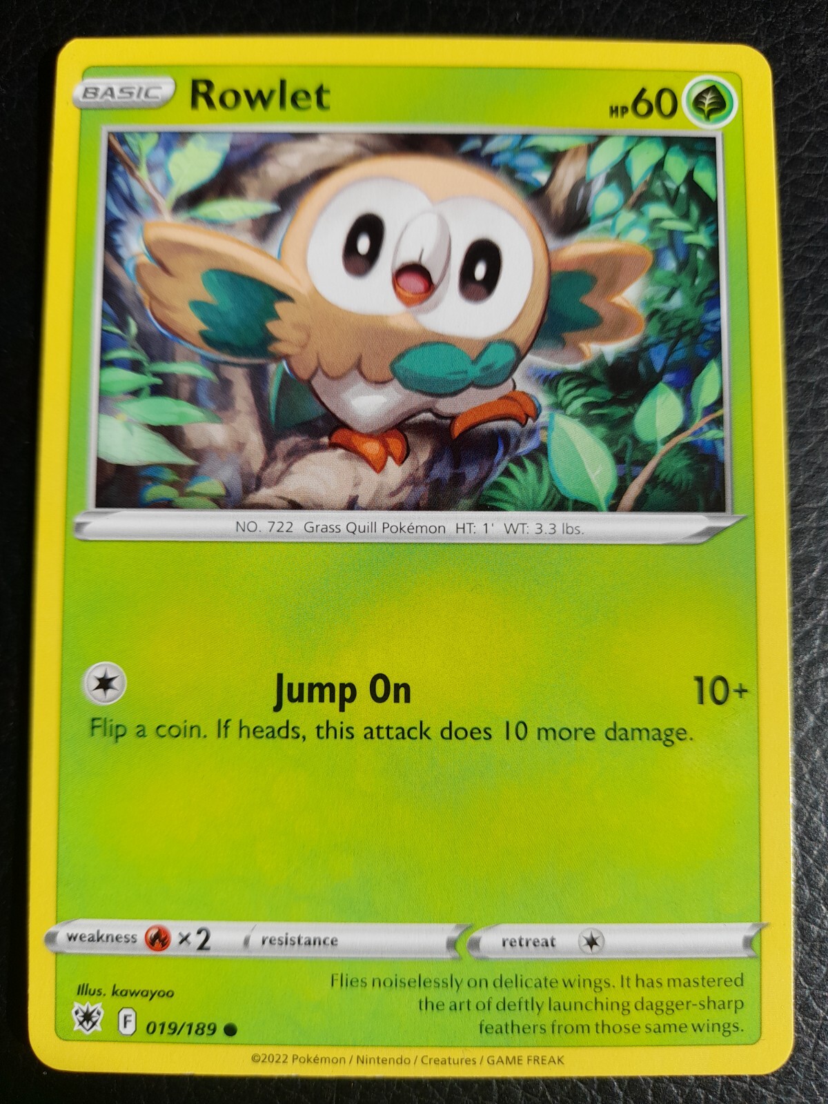 Rowlet 19/189 Astral Radiance MINT Condition