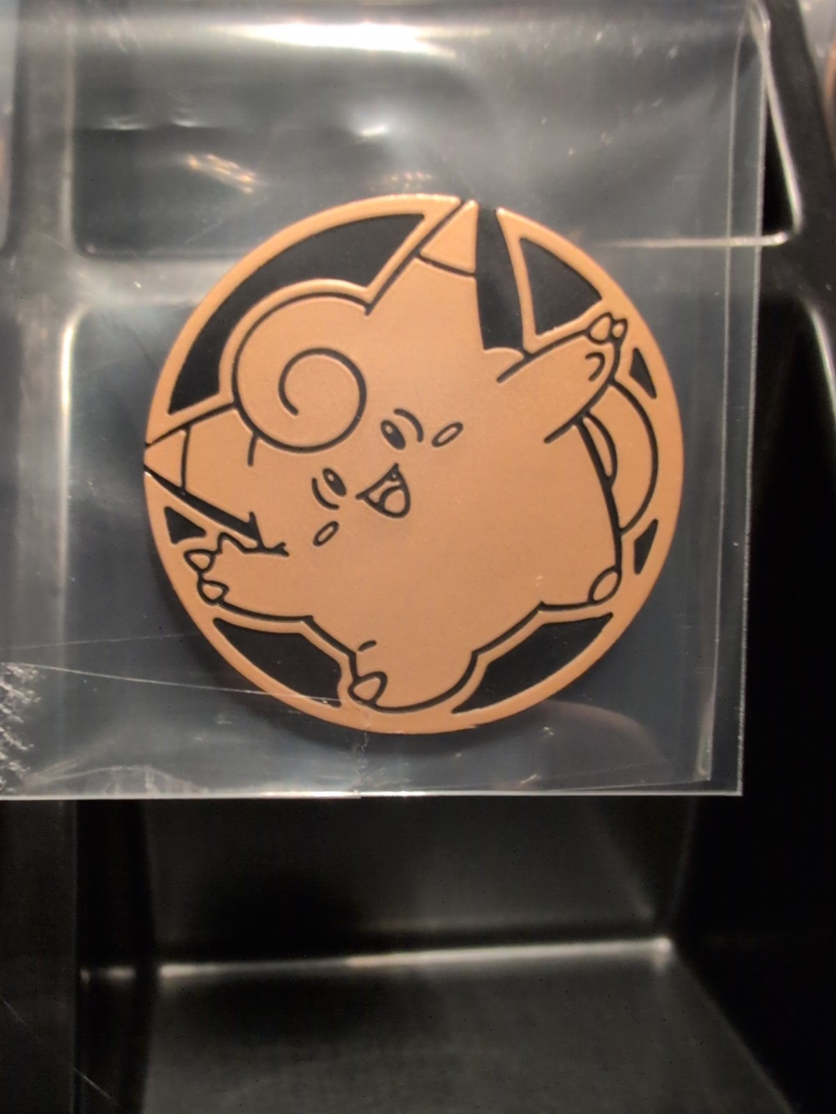 Pokemon Bronze Clefairy Mini Coin From 151 Chinese