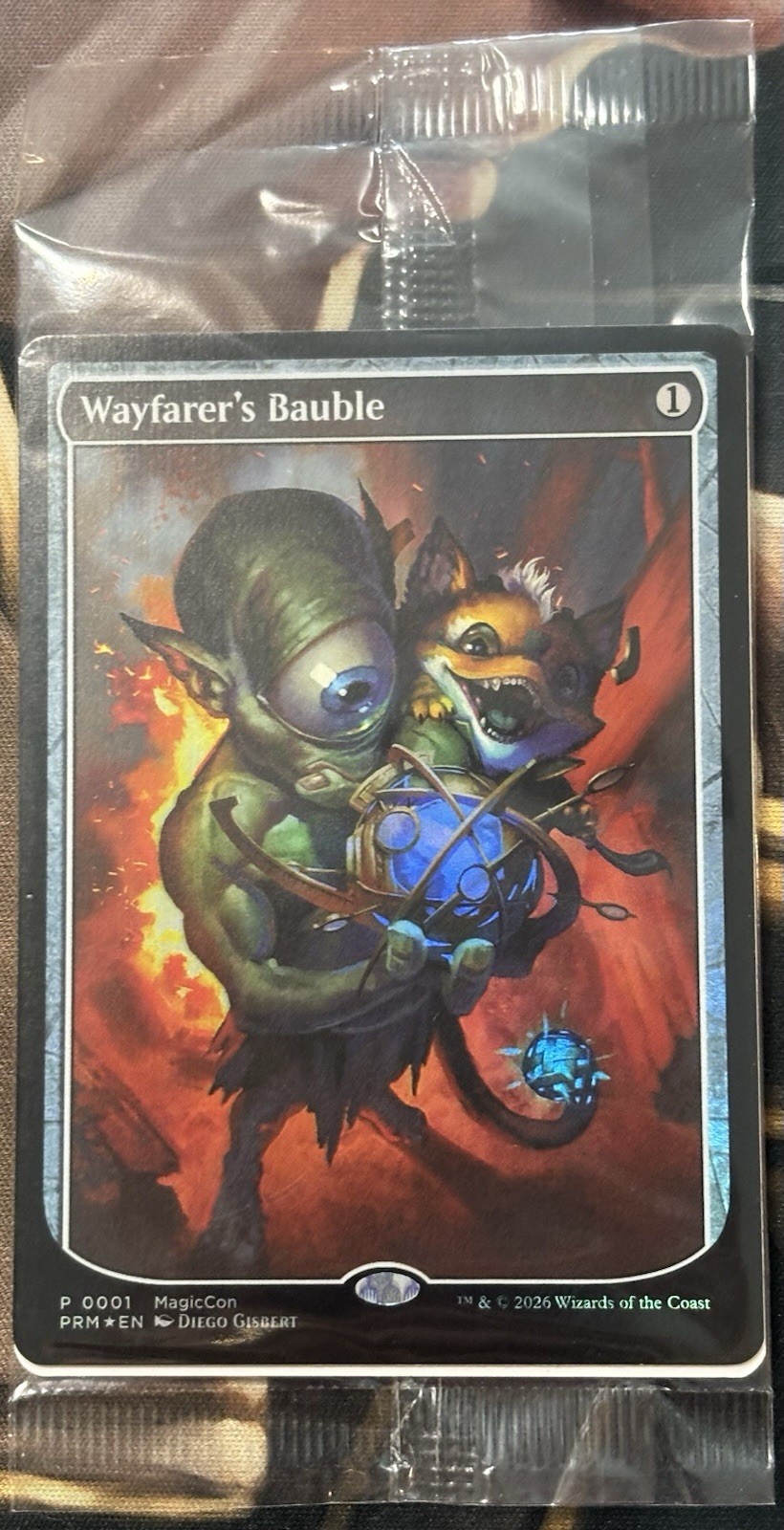 Wayfarer’s Bauble MagicCon Las Vegas Exclusive MagicFest P001 Foil Sealed NM