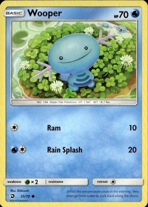 Wooper Common DRM Dragon Majesty 25/70