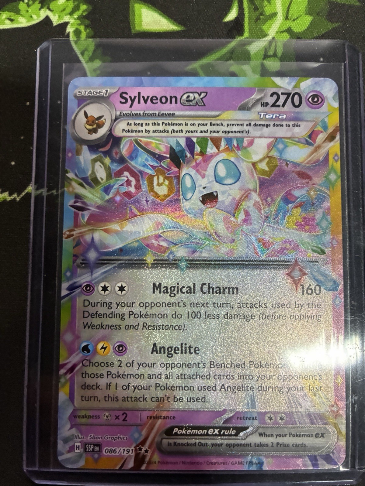 Sylveon ex 086/191 Sv08: Surging Sparks Holo