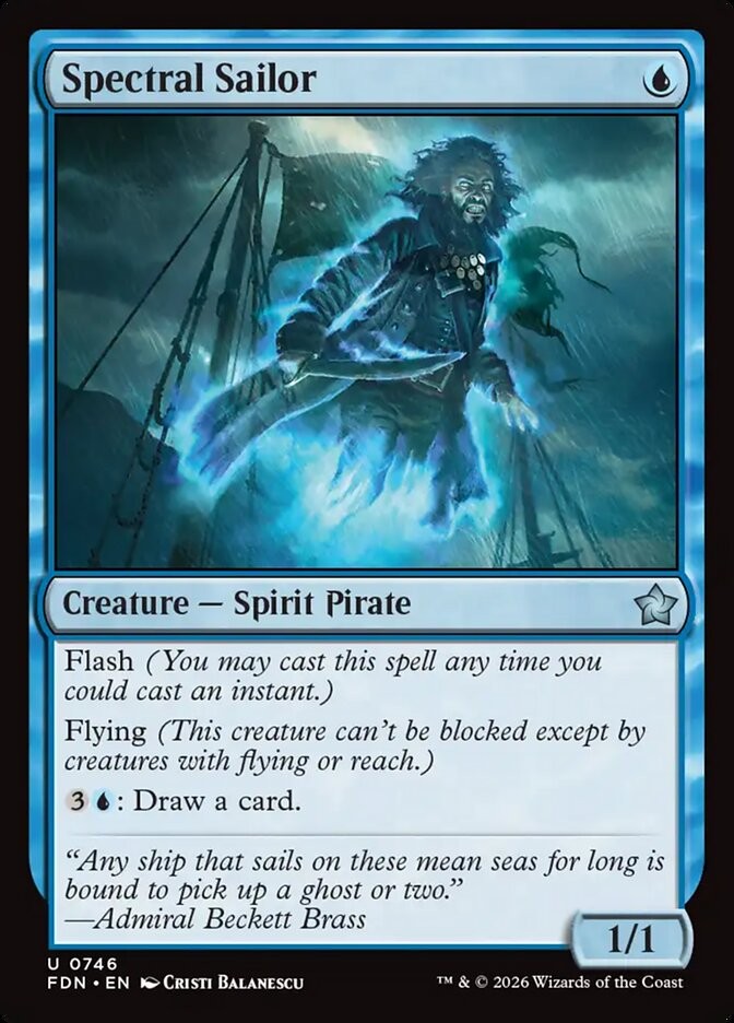 Spectral Sailor 746 U FDN MTG NM