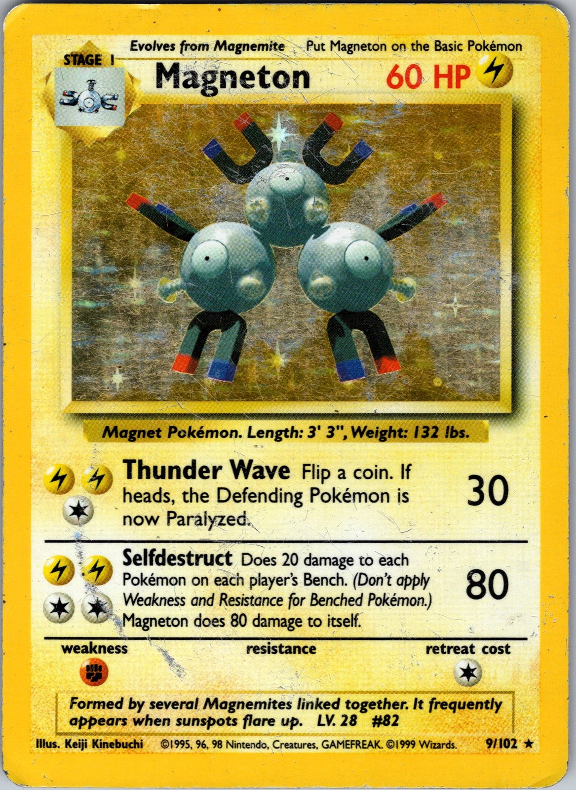 Base Set #009/102 Magneton