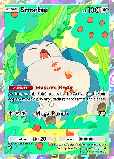 [DIGITAL] [ENG] Everyday Wonders – Snorlax 1 Star AR Pokemon TCG Pocket