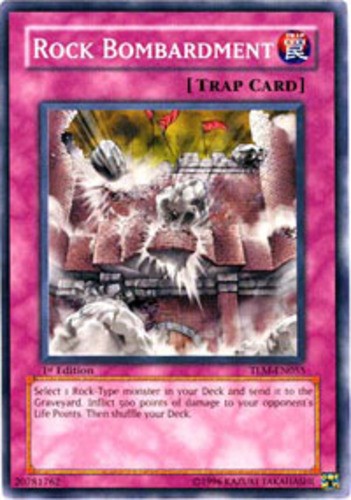 Rock Bombardment – TLM-EN055 – Common – Unlimited Edition – Moderately Played