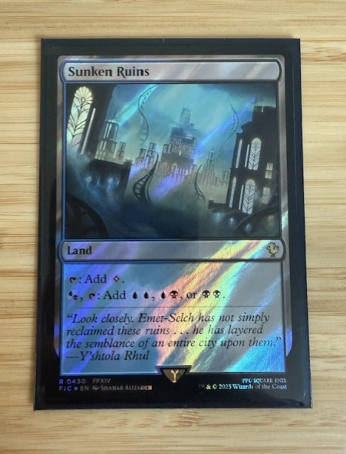 MTG: Sunken Ruins (Surge Foil) Commander: Final Fantasy Surge Foil NM