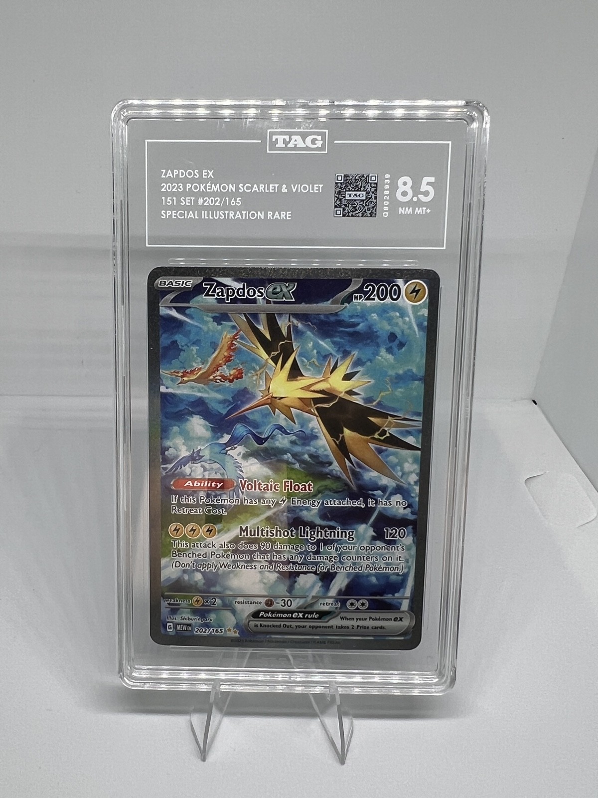 Zapdos ex 202/165 Sv: Scarlet & Violet 151 Holo