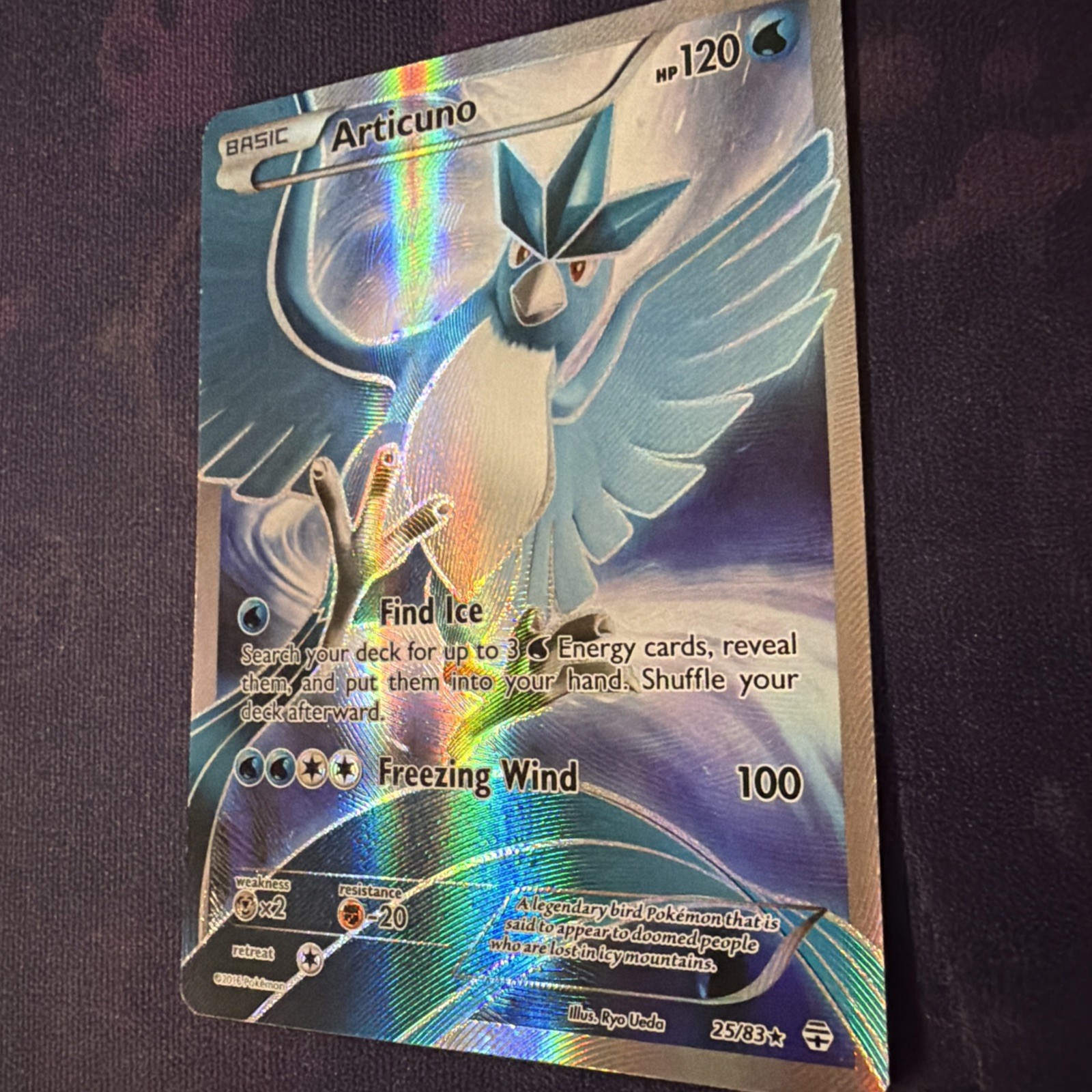 The Pokémon Company Articuno Generations Holo Rare 25/83