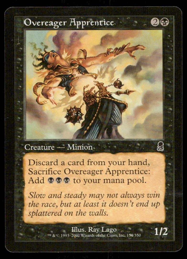 Overeager Apprentice Odyssey NM Magic: The Gathering TCG