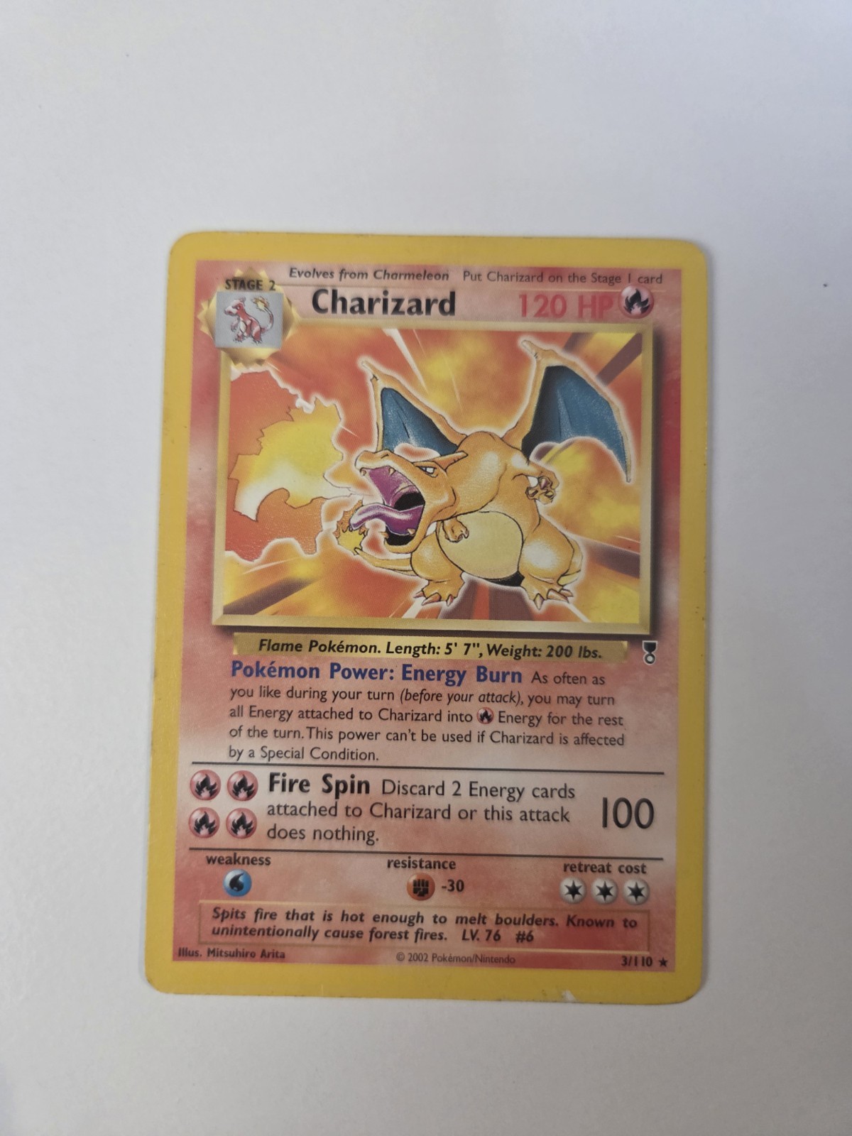 Charizard 3/110 Legendary Collection Original Pokémon TCG Regular