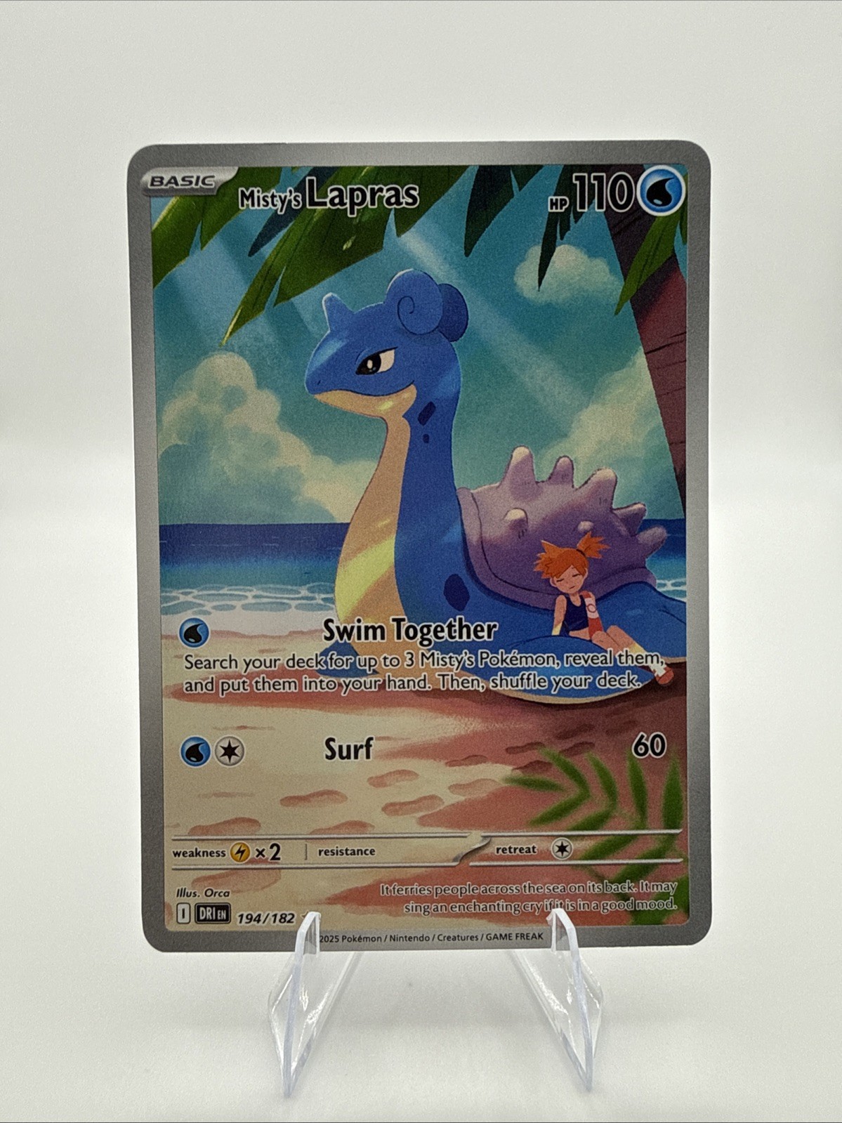 Pokémon Misty’s Lapras 194/182 Destined Rivals Pack Fresh
