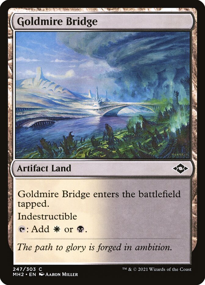 MTG Magic the Gathering Goldmire Bridge (247/765) Modern Horizons 2 LP