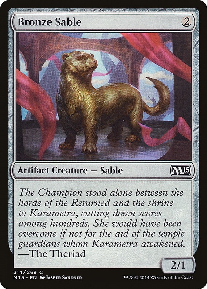 NM – Bronze Sable [M15 – 214] Magic 2015 (M15)