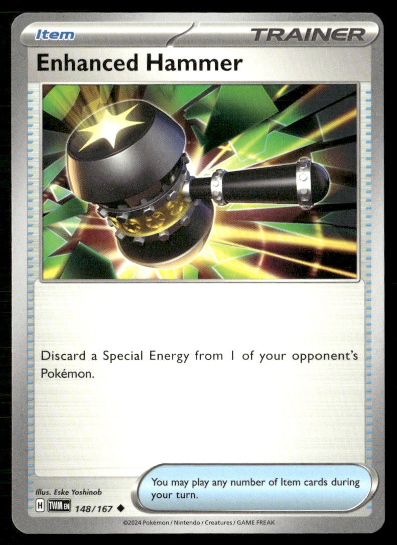 Enhanced Hammer 148/167 Uncommon Twilight Masquerade Pokemon Near Mint