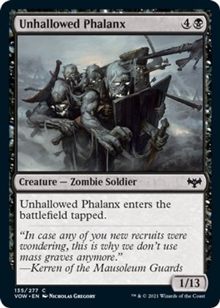 NM – Unhallowed Phalanx VOW – 135 Innistrad: Crimson Vow