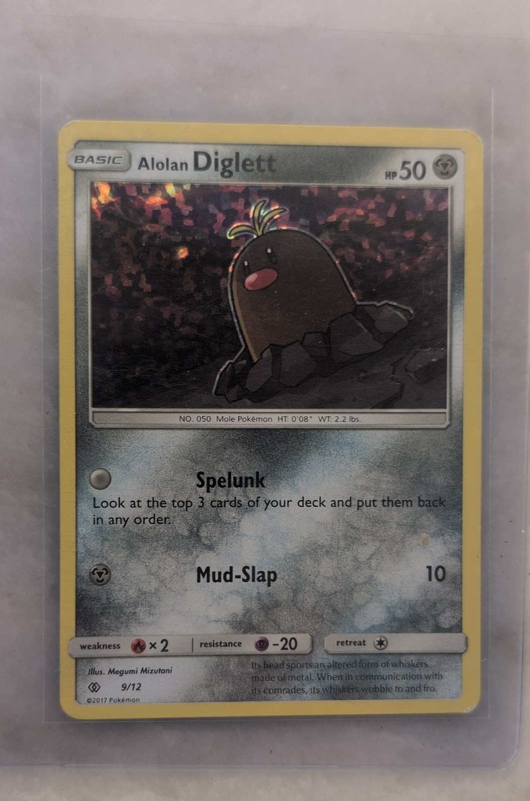 Alolan Diglett 009/012 McDonald’s 2017 Holo