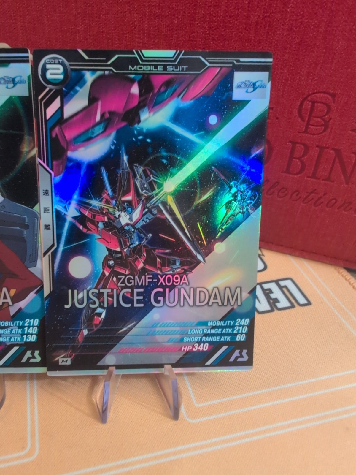 Athrun Zala Justice Gundam SEED CCG Arsenal Base Master Rare Card Pair Japan TCG