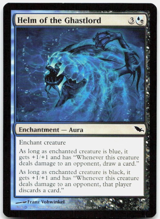 Helm of the Ghastlord NM C Shadowmoor 166