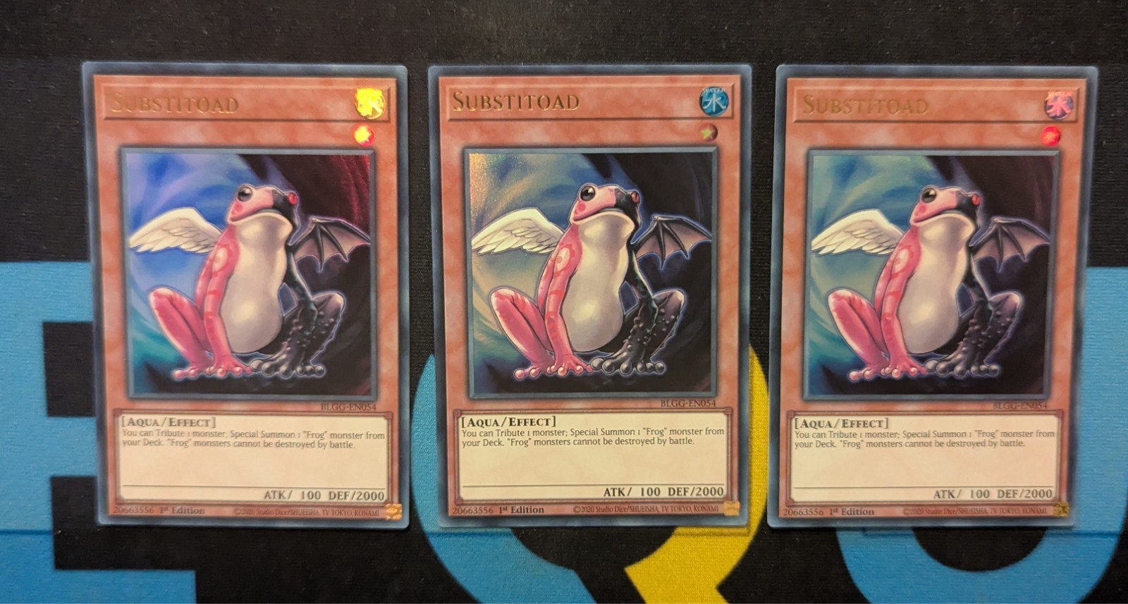 BLGG-EN054 Substitoad x3 Ultra Rare 1st Ed YuGiOh Playset