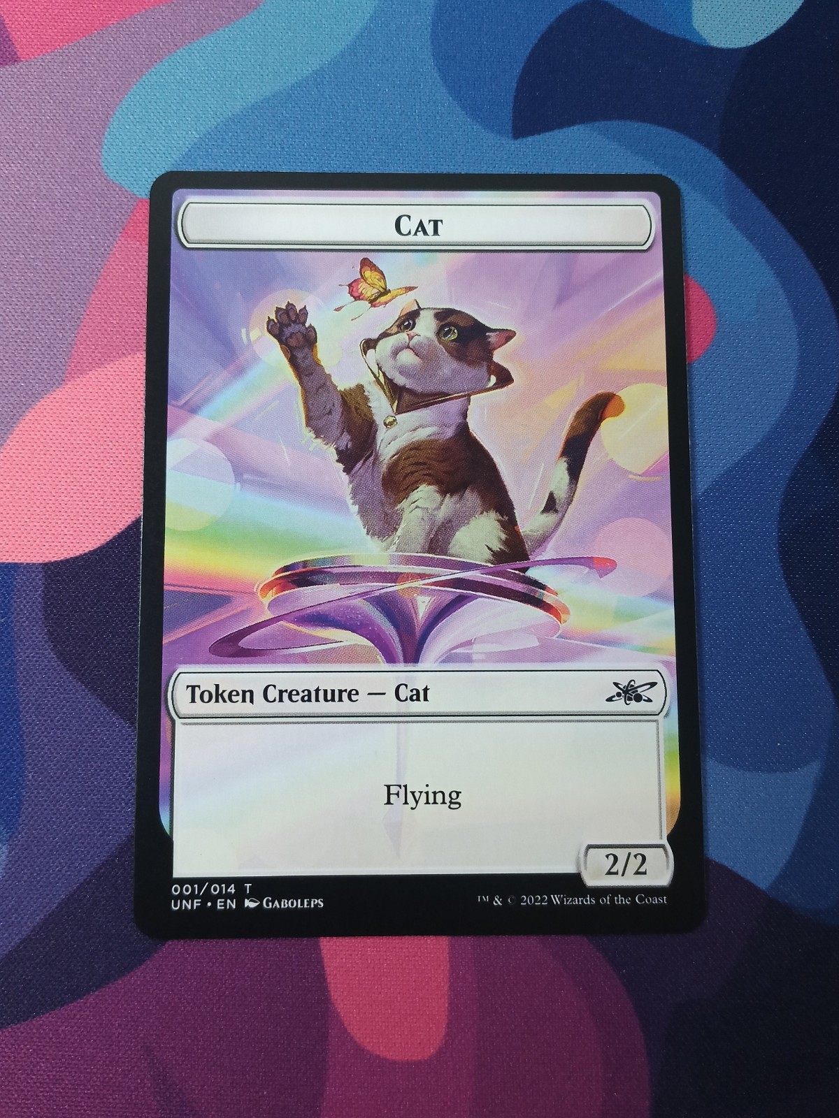 Cat 2/2 Flying Token | *% Off 2+ | Unfinity | NM | MTG