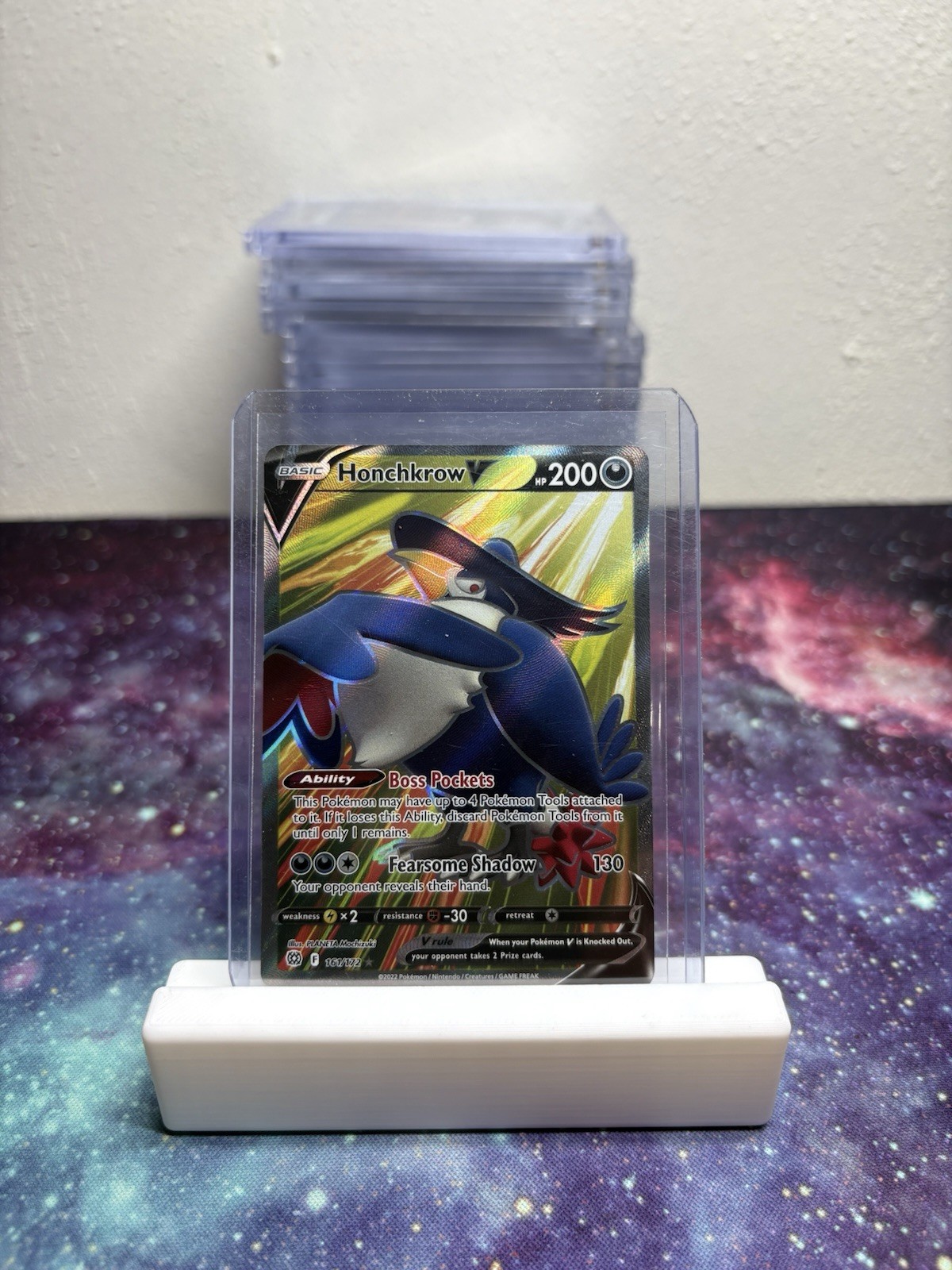 Honchkrow V (Alternate Full Art) 162/172 Swsh09: Brilliant Stars Holo