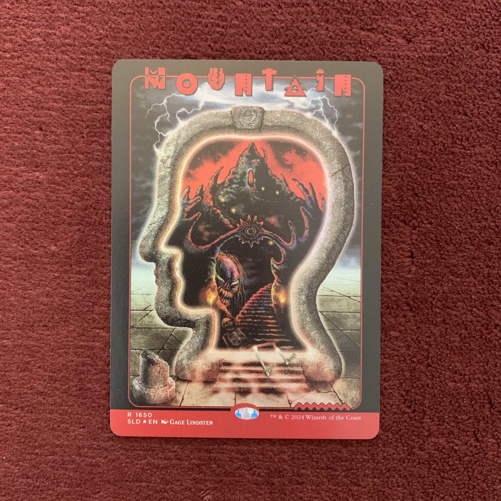 Mountain (1650) (Rainbow Foil) Secret Lair Drop Foil