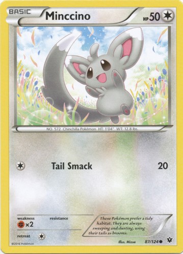 Minccino – 87/124 – Common – Lightly Played – XY Fates Collide