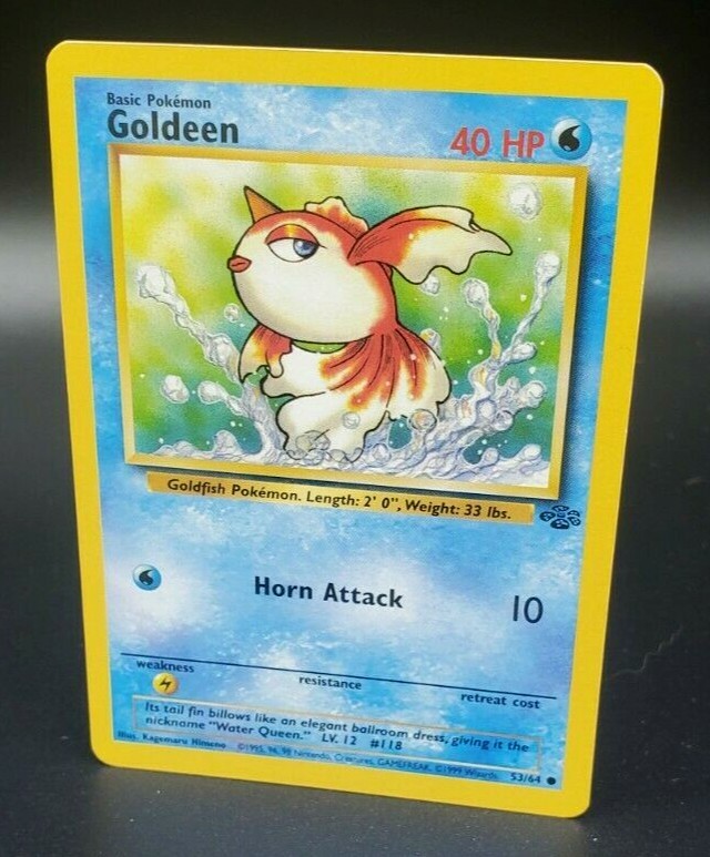Goldeen 53/64 – Jungle – Common Pokemon Card – Near Mint (NM)