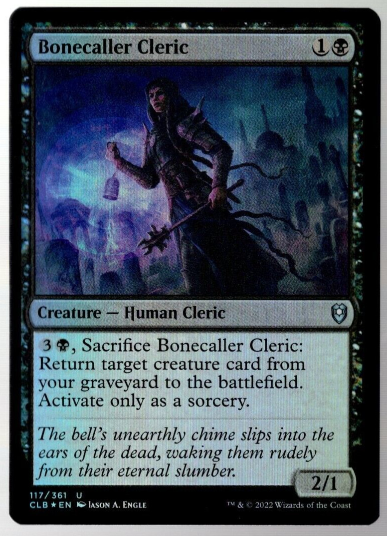 Bonecaller Cleric 117/361 Uncommon Foil Baldur’s Gate MTG NM