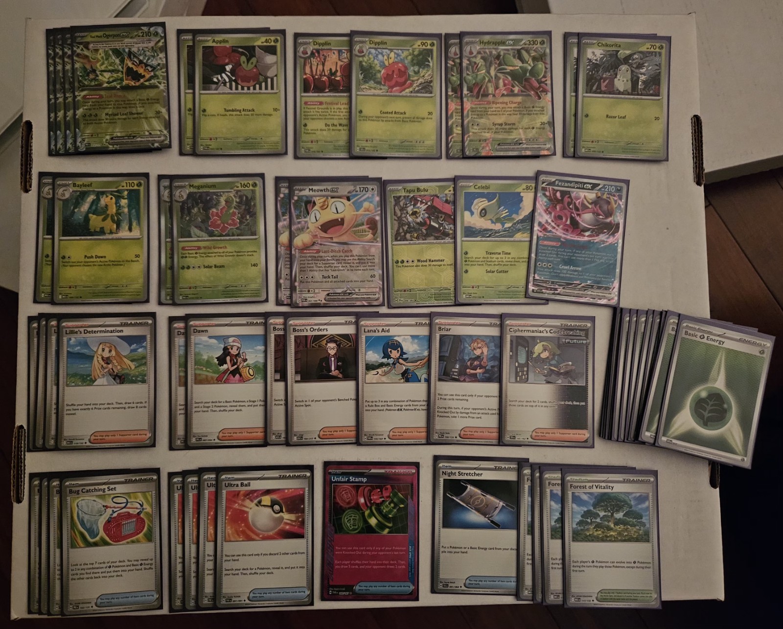 Ogerpon Hydrapple Deck COMPLETE***SEE DESCRIPTION***