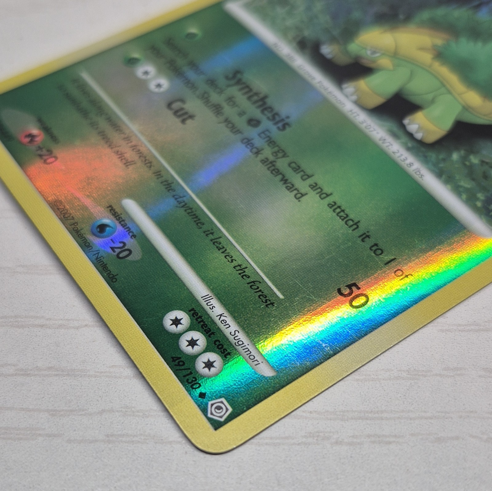 Pokemon TCG Grotle 49/130 Diamond & Pearl Reverse Holo Uncommon ENG
