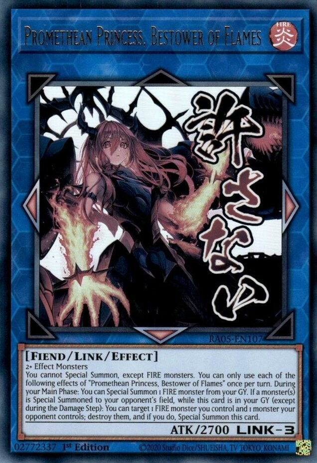 Promethean Princess, Bestower of Flames – RA05-EN107 – Ultra Rare – 1st Edition