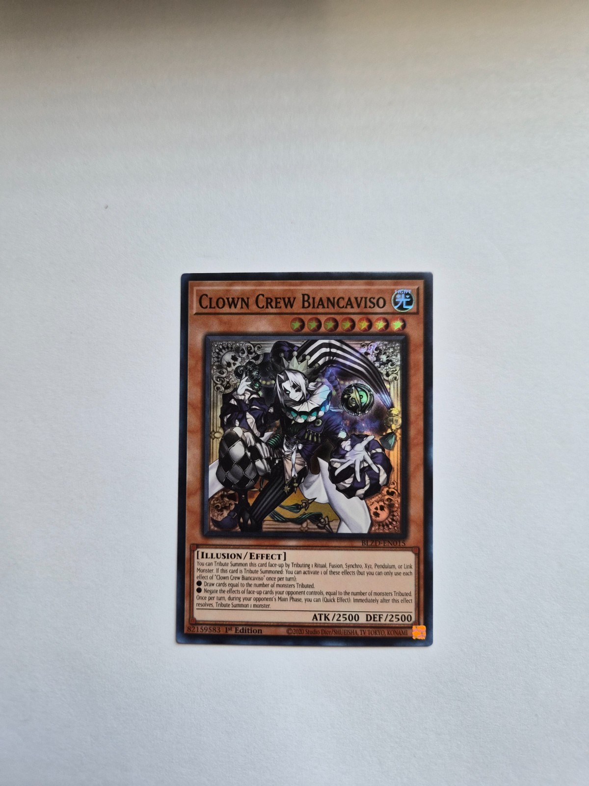 Yugioh: Blazing Dominion – Clown Crew Biancaviso (Super Rare) – BLZD-EN015