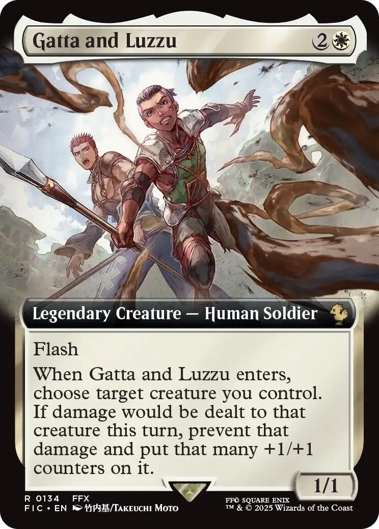 Gatta and Luzzu (Extended Art) – 134 – NM – Commander: FINAL FANTASY