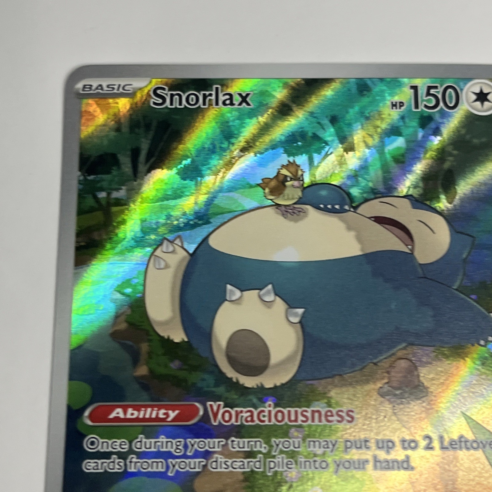 Snorlax – Opened – Scarlet & Violet Full Art Promo – NM 051 – Pokemon TCG